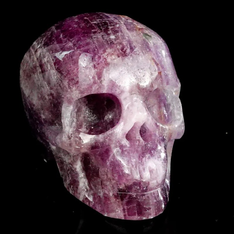 Hand Carved Fluorite Skull