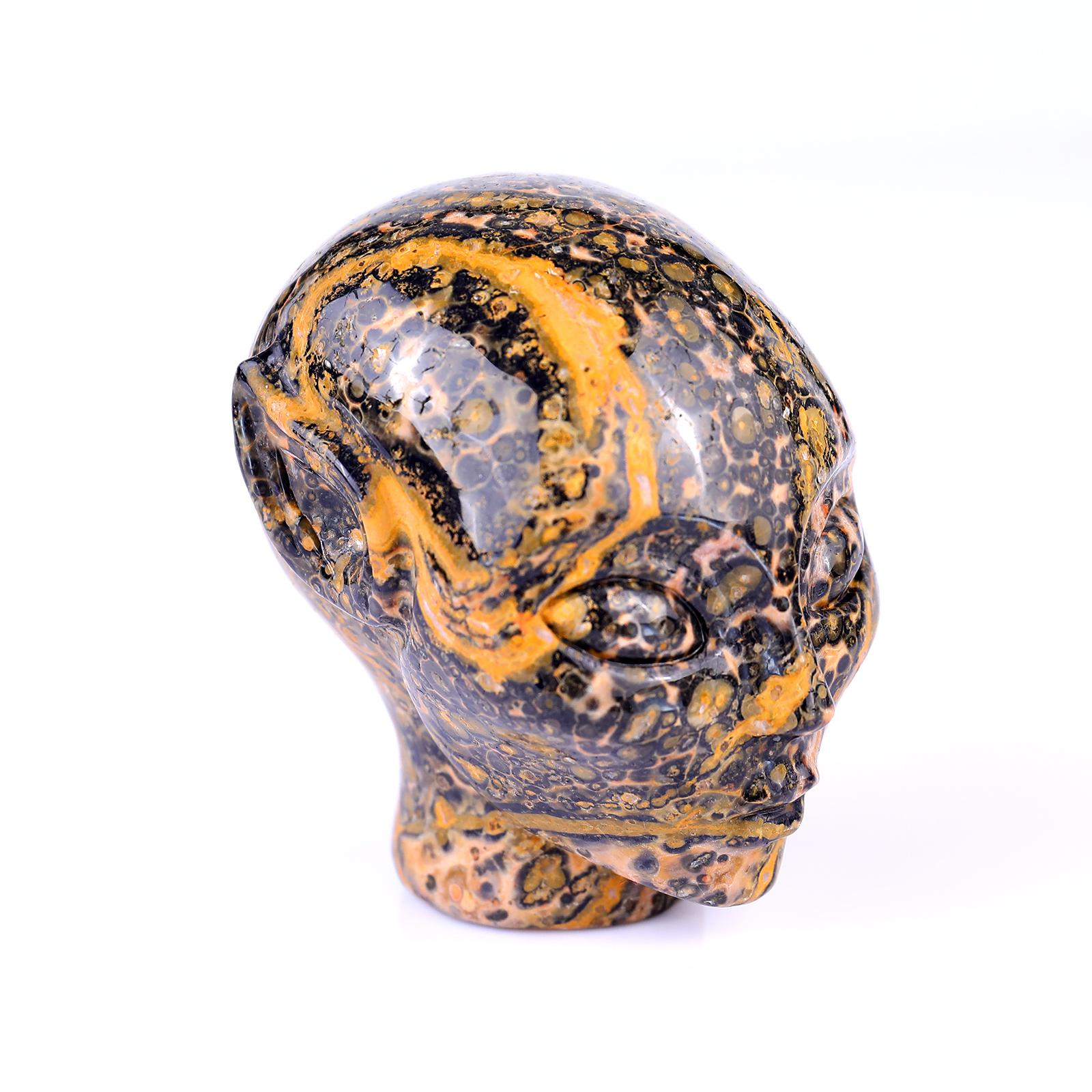 Custom Leopard Jasper Alien Decor