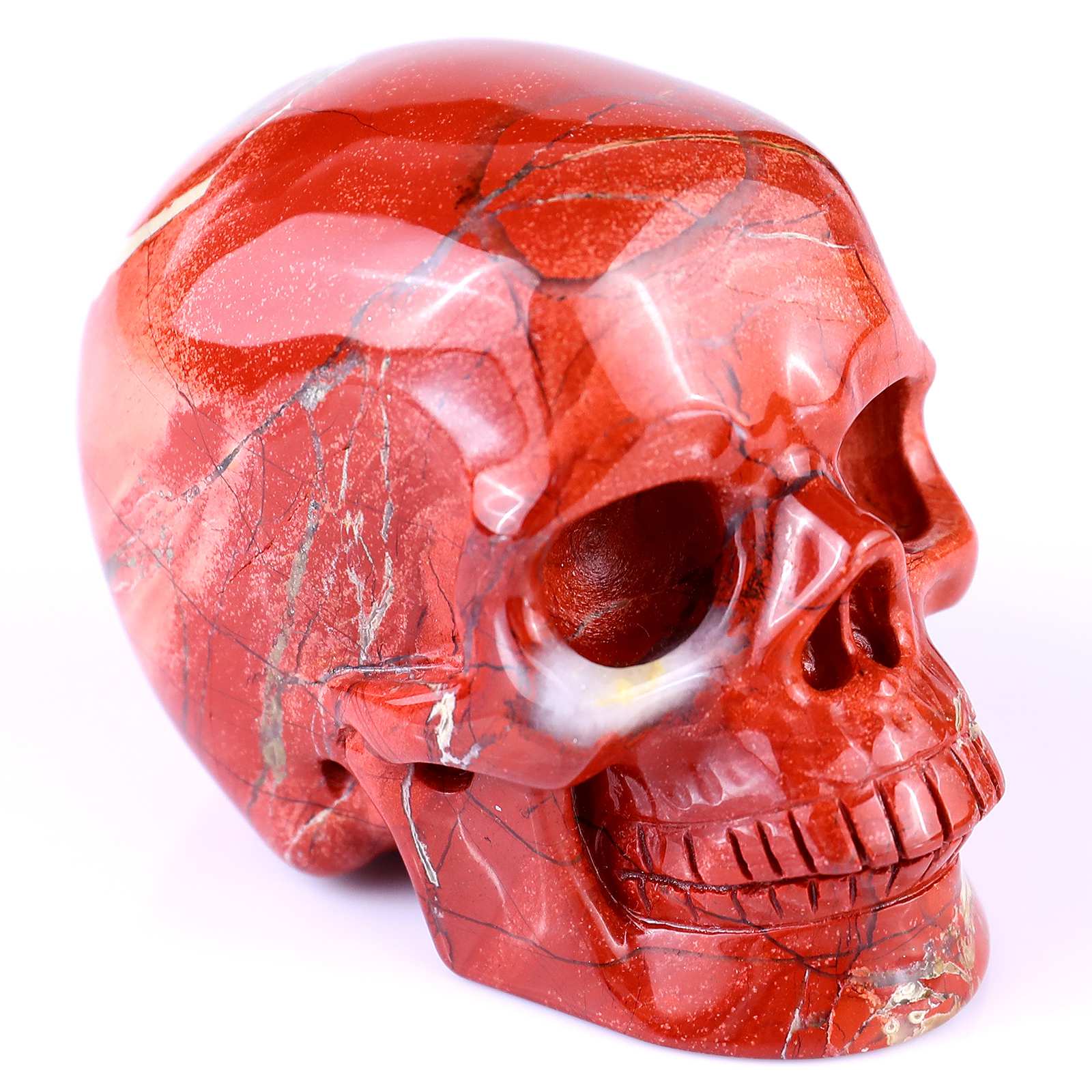 Wholesale Red Jasper Human Skull