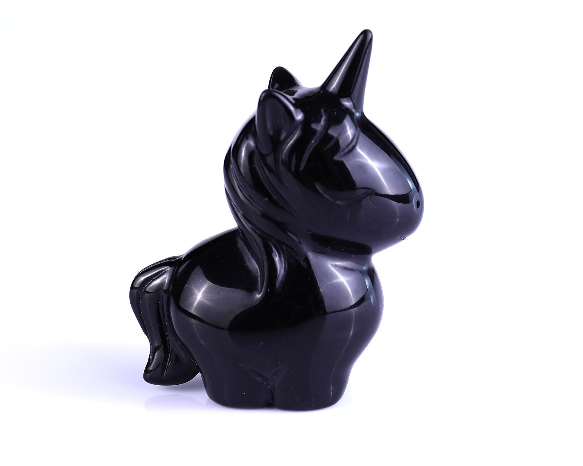Black-Obsidian-QQ-Unicorn-Crystal-Figurine